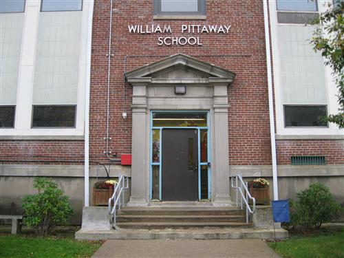 Brick entrance to William Pittaway School Brick entrance to William Pittaway School